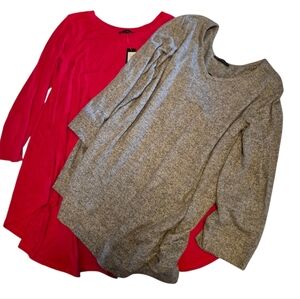 NALLY & MILLIE USA Two Blouse Bundle, Size L/XL NEw W/Tag